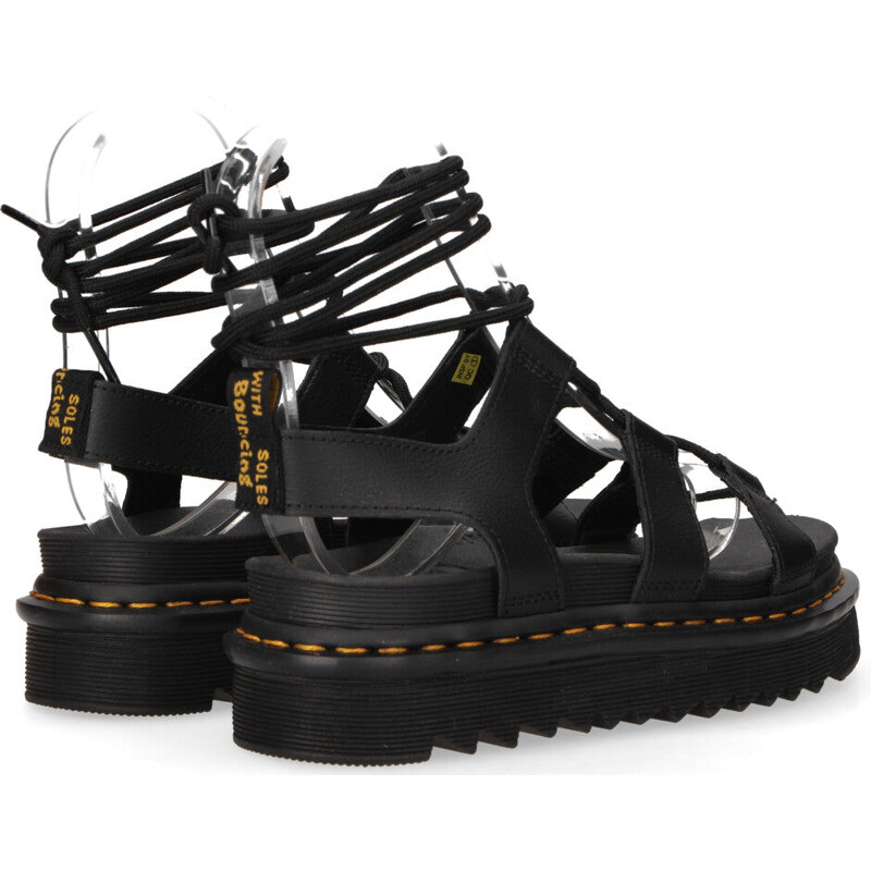 Dr Martens sandalo Nartilla pelle nero