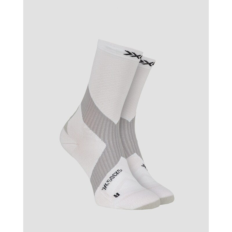 Calzini Da Ciclismo X-socks Bike Expert Crew Bianco-grigio