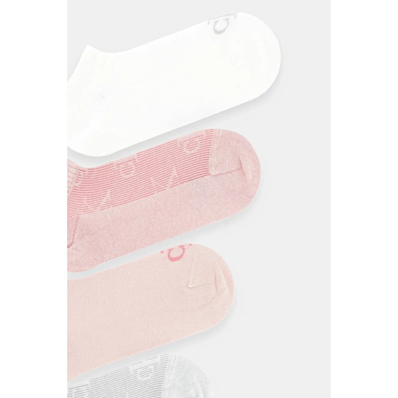 Calvin Klein Jeans calzini pacco da 4 donna colore rosa 701235871