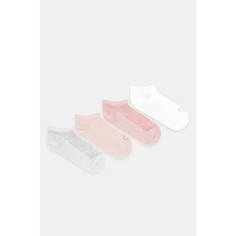 Calvin Klein Jeans calzini pacco da 4 donna colore rosa 701235871