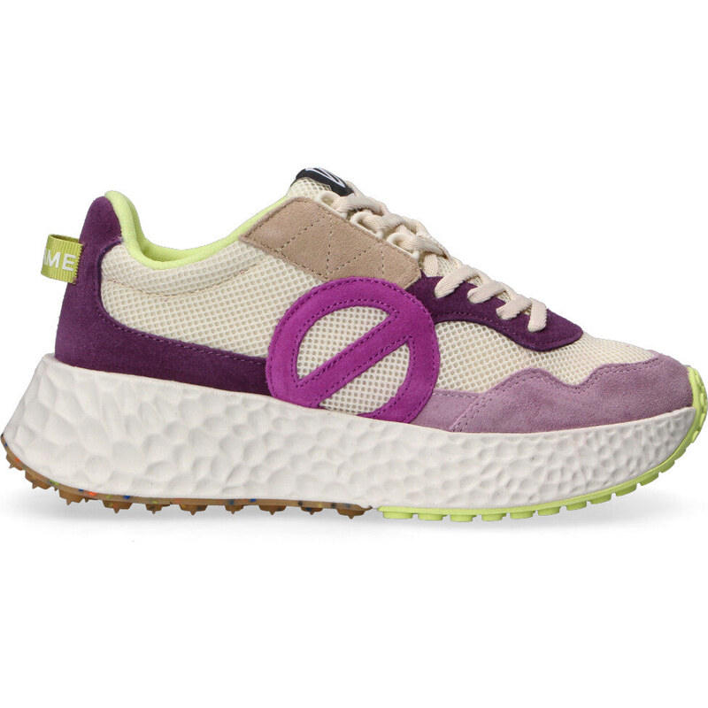 No Name sneaker Carter Jogger viola gialla