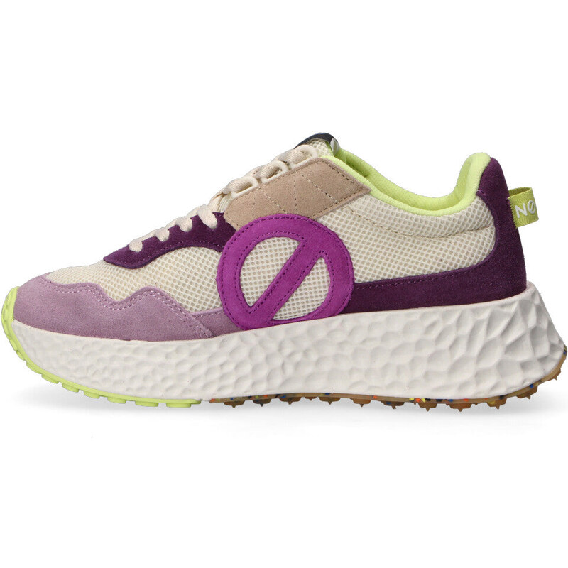 No Name sneaker Carter Jogger viola gialla