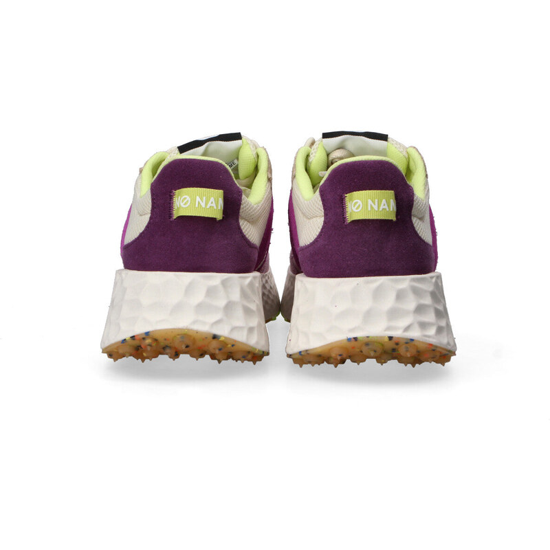 No Name sneaker Carter Jogger viola gialla