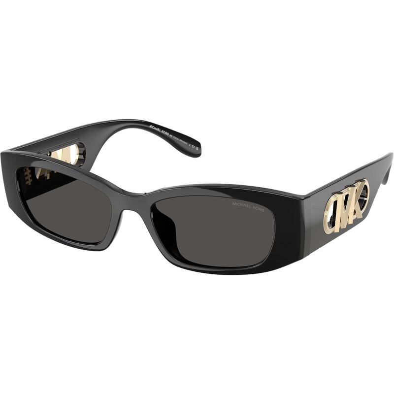 Michael Kors Donna MK2243U RHODES 300587 Occhiali da sole Iniettato Nero Grigio Geometrica Normale