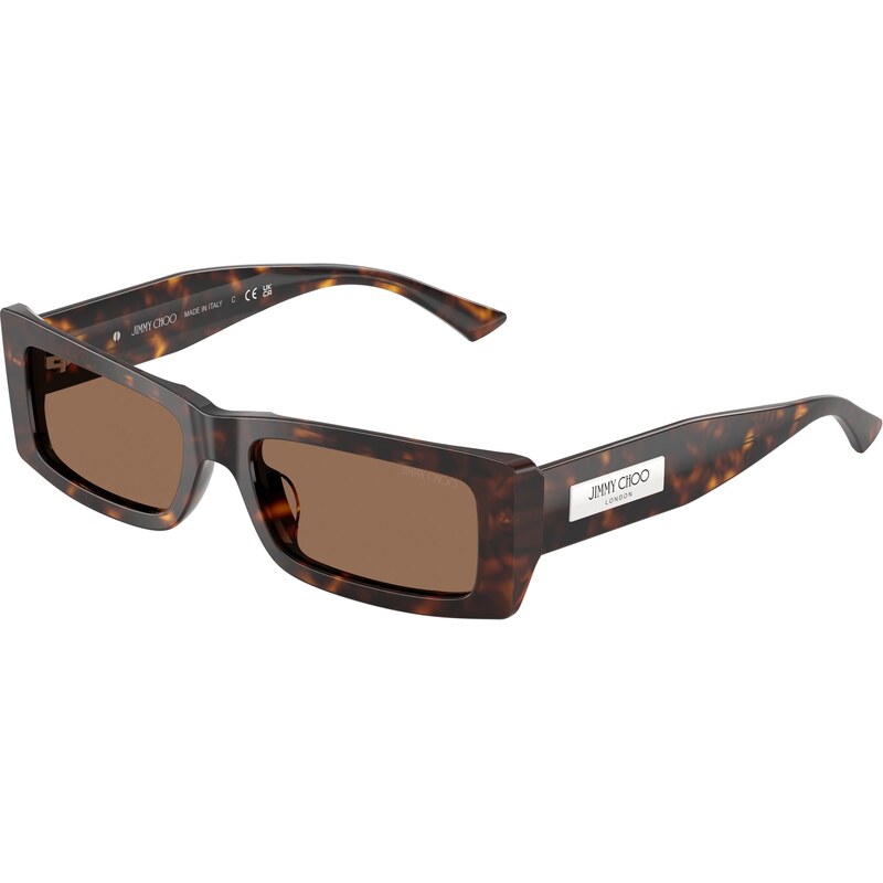 Jimmy Choo Donna JC5040U 500273 Occhiali da sole Acetato Tartaruga Marrone Squadrata Normale