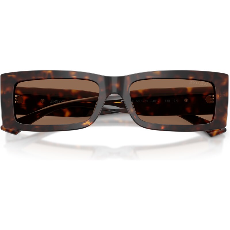 Jimmy Choo Donna JC5040U 500273 Occhiali da sole Acetato Tartaruga Marrone Squadrata Normale
