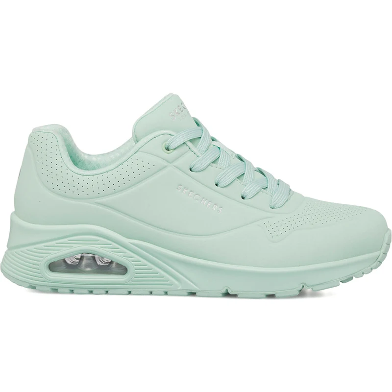 Sneakers grigie da donna con soletta Memory Foam Skechers Fashion Fit