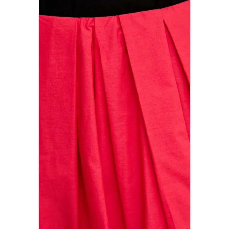 Pinko gonna in cotone colore rosso 105183 A2LD