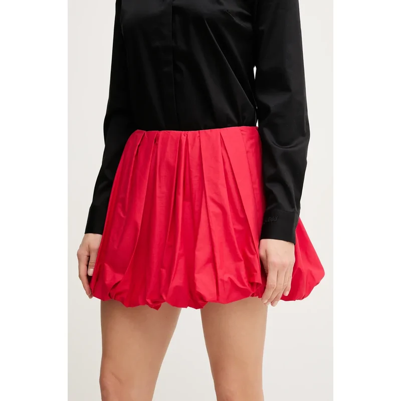 Pinko gonna in cotone colore rosso 105183 A2LD