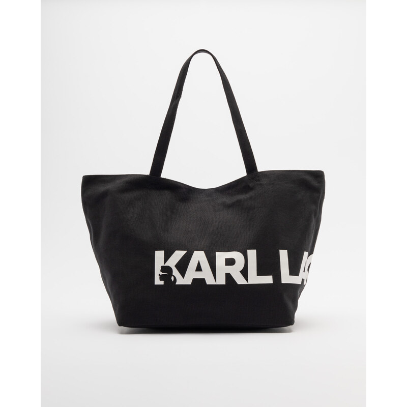 Borsa Da Ginnastica Karl Lagerfeld Jeans Uomo - In Nylon Nero, Design Sostenibile, Poliestere Riciclato