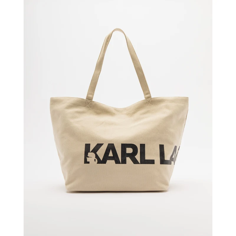Borsa A Spalla Donna Karl Lagerfeld Jeans: Essential Logo In Nero, Tracolla Street Style