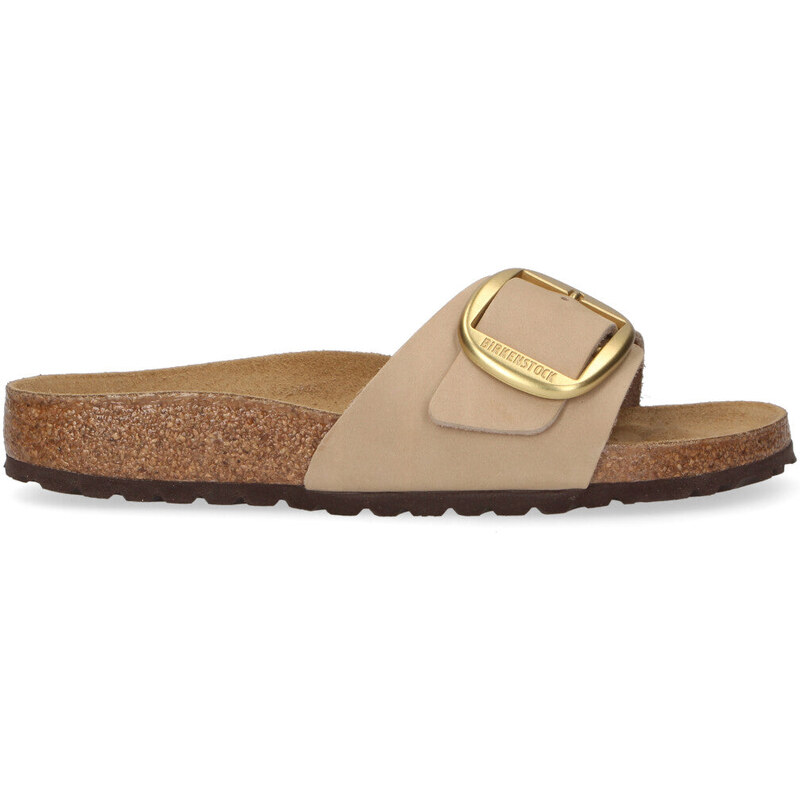 Birkenstock ciabatta Madrid Big Buckle beige