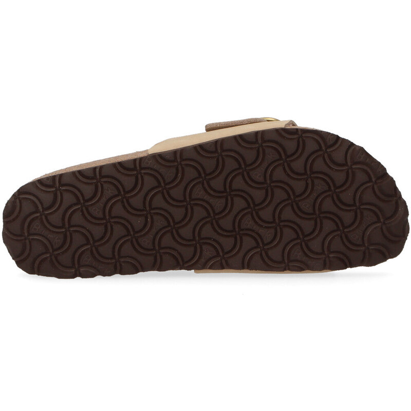 Birkenstock ciabatta Madrid Big Buckle beige