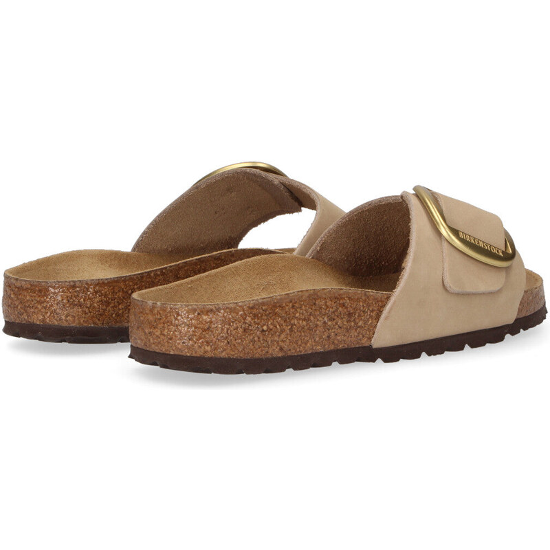 Birkenstock ciabatta Madrid Big Buckle beige