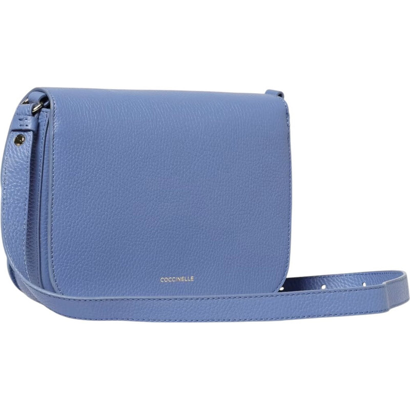 Borsa C-Me Coccinelle in Pelle a Grana con Logo Laminato