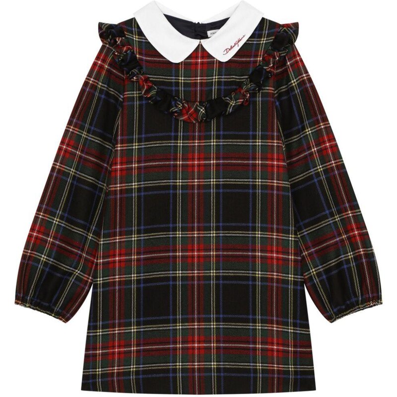 DOLCE&GABBANA KIDS Abito fantasia scozzese