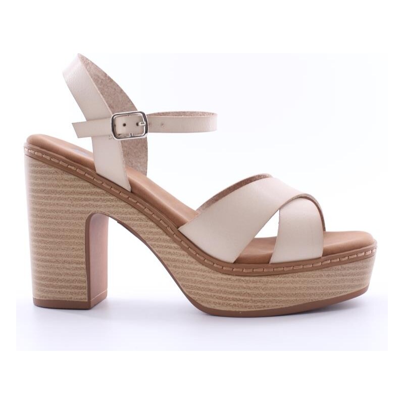 Wcubed Sandalo tacco 46109 Off white