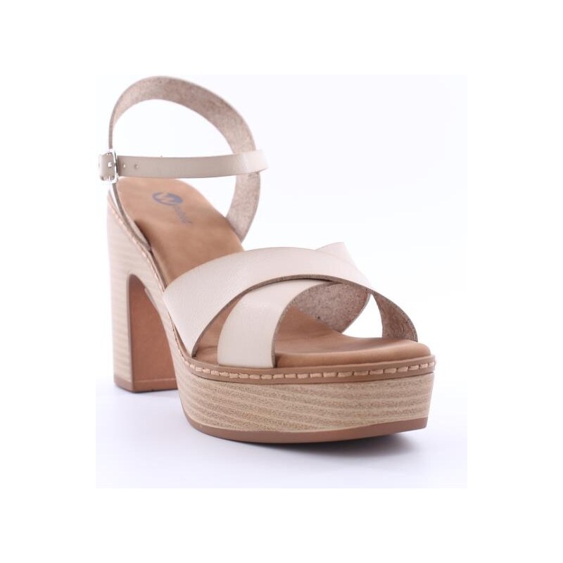 Wcubed Sandalo tacco 46109 Off white