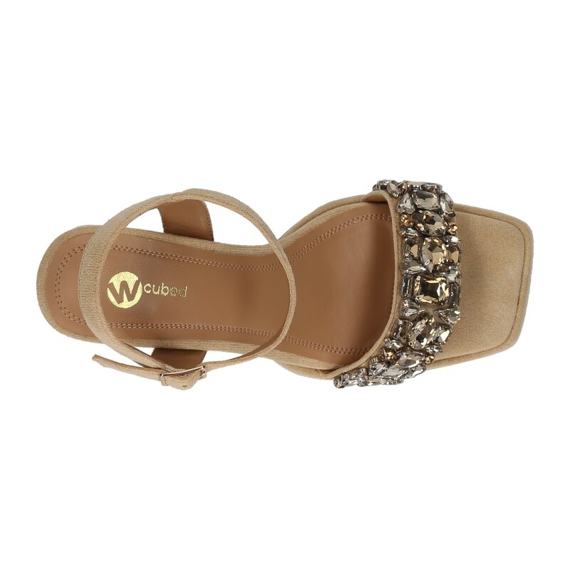 Wcubed Sandalo tacco 48013 Apricot