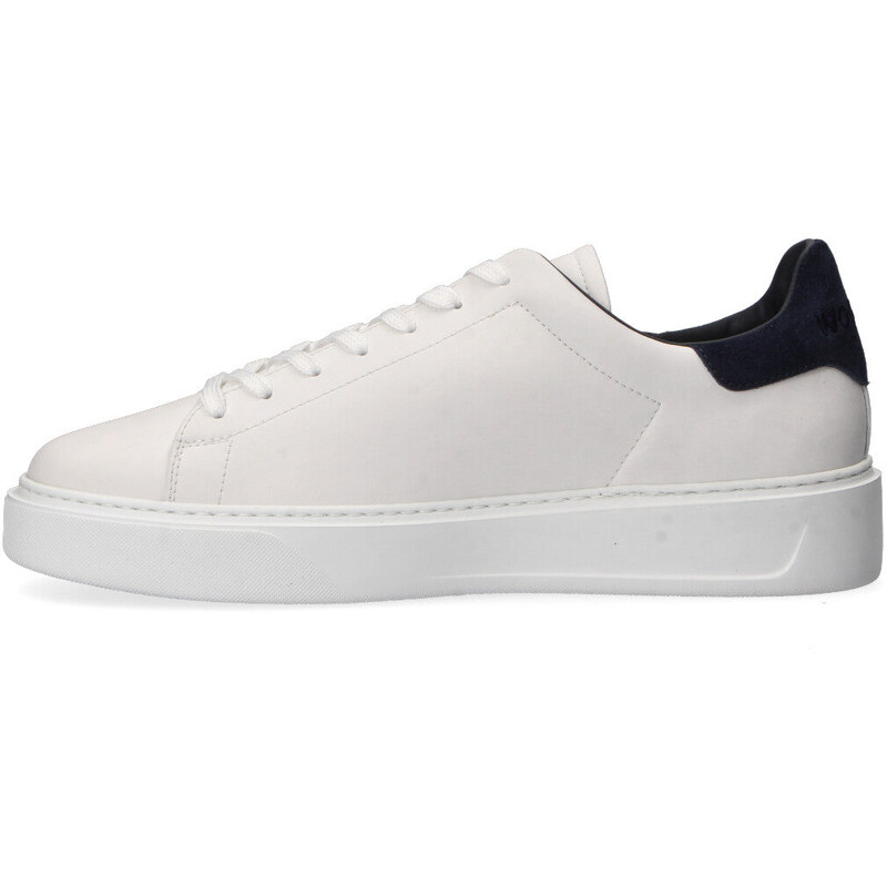 Woolrich sneaker pelle bianca e blu