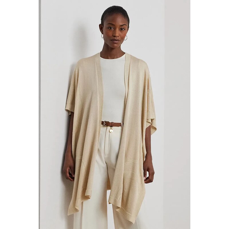 Lauren Ralph Lauren scialle colore beige 454972537