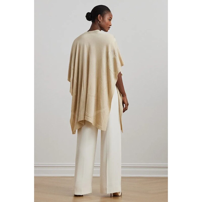 Lauren Ralph Lauren scialle colore beige 454972537