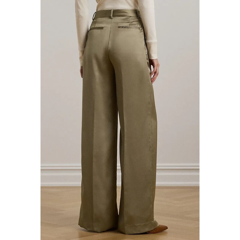 Lauren Ralph Lauren pantaloni colore marrone 200963668