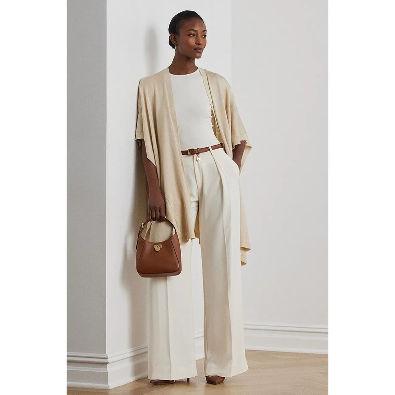 Lauren Ralph Lauren scialle colore beige 454972537