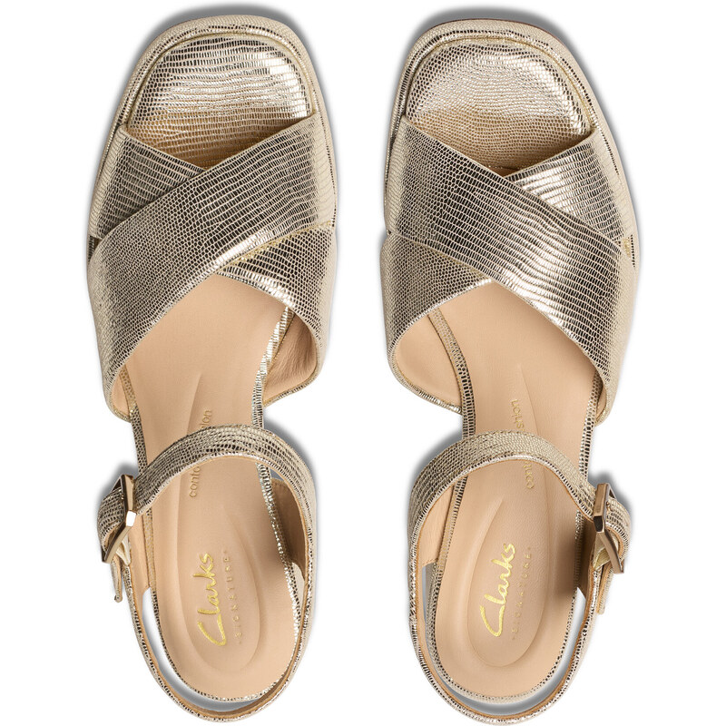 Clarks April Dusk Slide: Sandali Da Donna Con Chiusura A Slitta, Tecnologia Cushion Soft Per Un Comfort Imbattibile, Perfetti Per L'estate