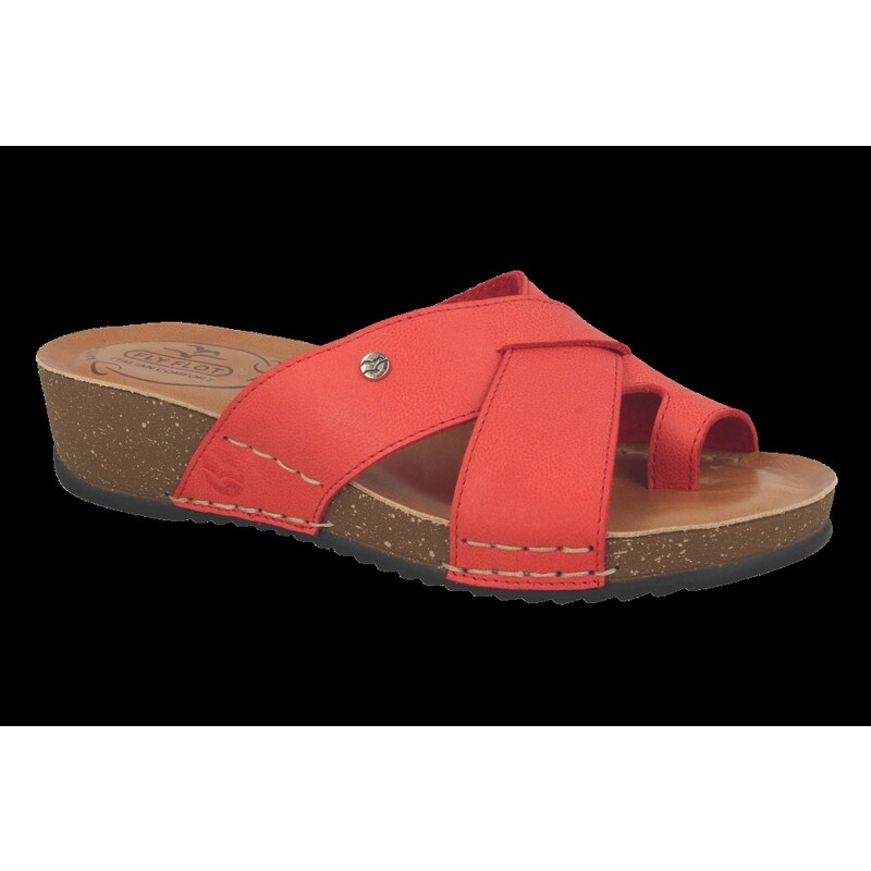 Fly Flot Pantofole Riposanti Estive Fly Flot Ciabatta 23e49bg Rosso