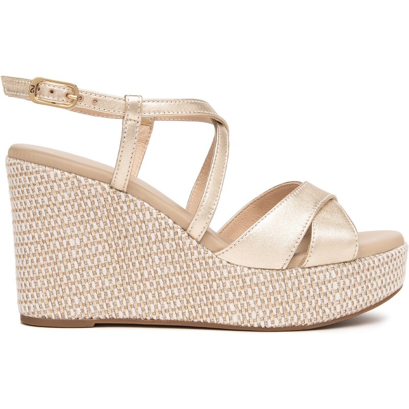 NeroGiardini Sandali con zeppa 13571d Sand