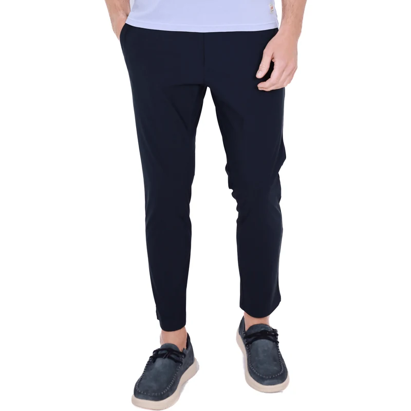 Atpco PANTALONE UOMO CHINO IN TESSUTO TECNICO BLU