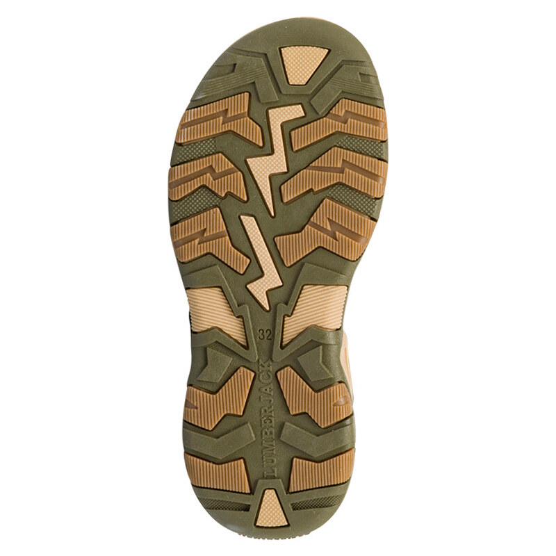 Sandali Verdi da Bambino con chiusura a strappo Lumberjack