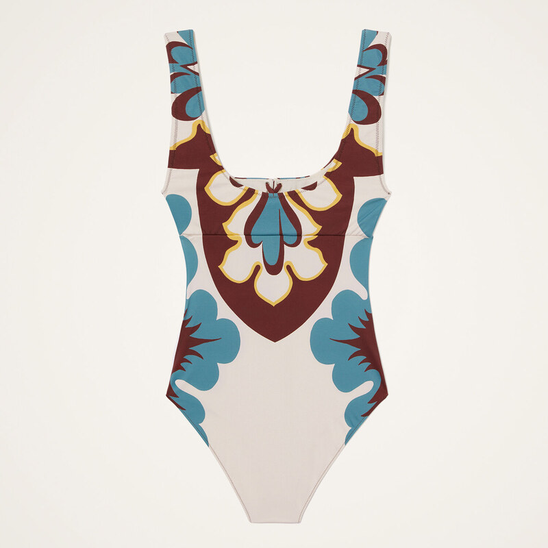 La DoubleJ Swimwear gend - Sunset Suit Sleeveless Palazzo Placée Chocolate M 74% Polyamide 26% Elastane