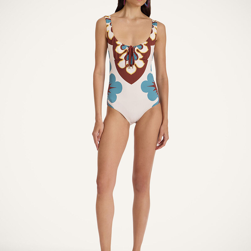 La DoubleJ Swimwear gend - Sunset Suit Sleeveless Palazzo Placée Chocolate M 74% Polyamide 26% Elastane