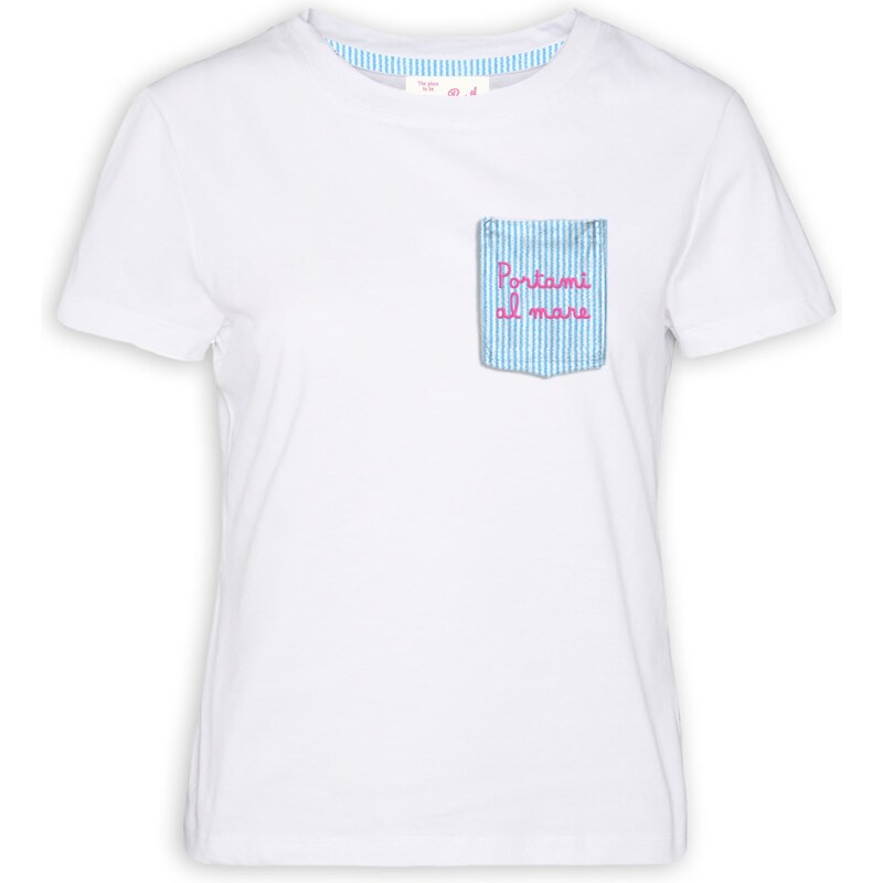 Mc2 Saint Barth t-shirt emilie portami seersucker