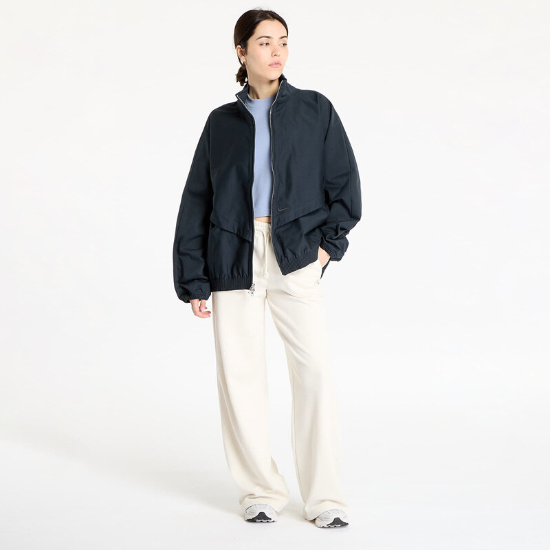 Giacca Nike Sportswear Collection Women's Oversized Windrunner Twill Jacket Black/ Black/ Velvet Brown L