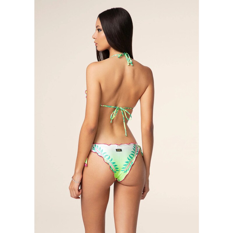 Effek Bikini Triangolo con Slip Regolabile multic