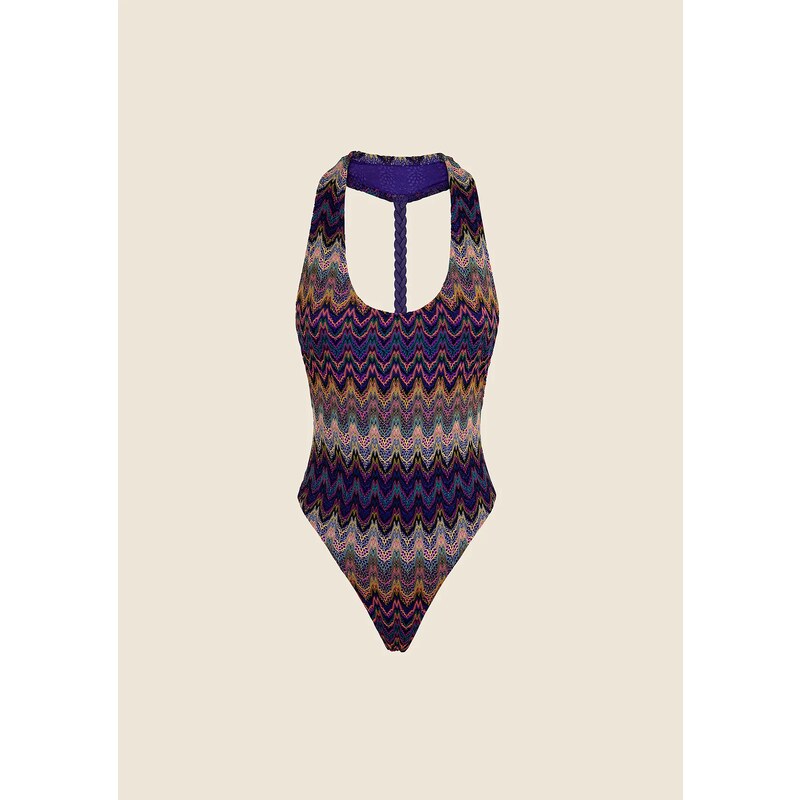 Me fui monokini crochet fantasia multicolor