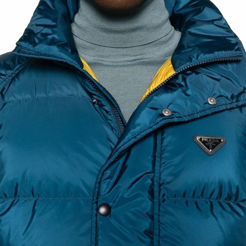 Prada Triangle Logo Down Jacket