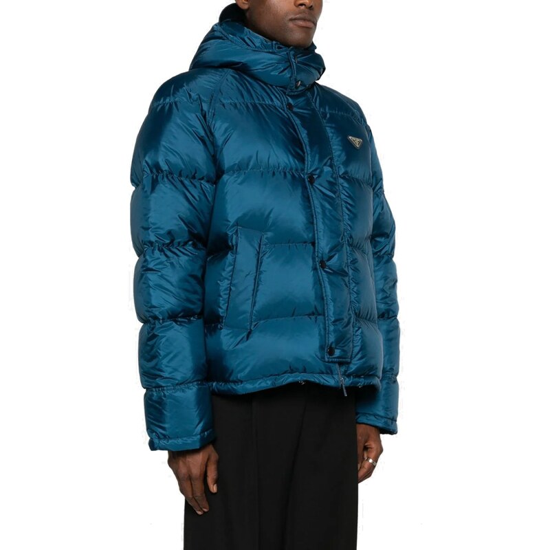 Prada Triangle Logo Down Jacket