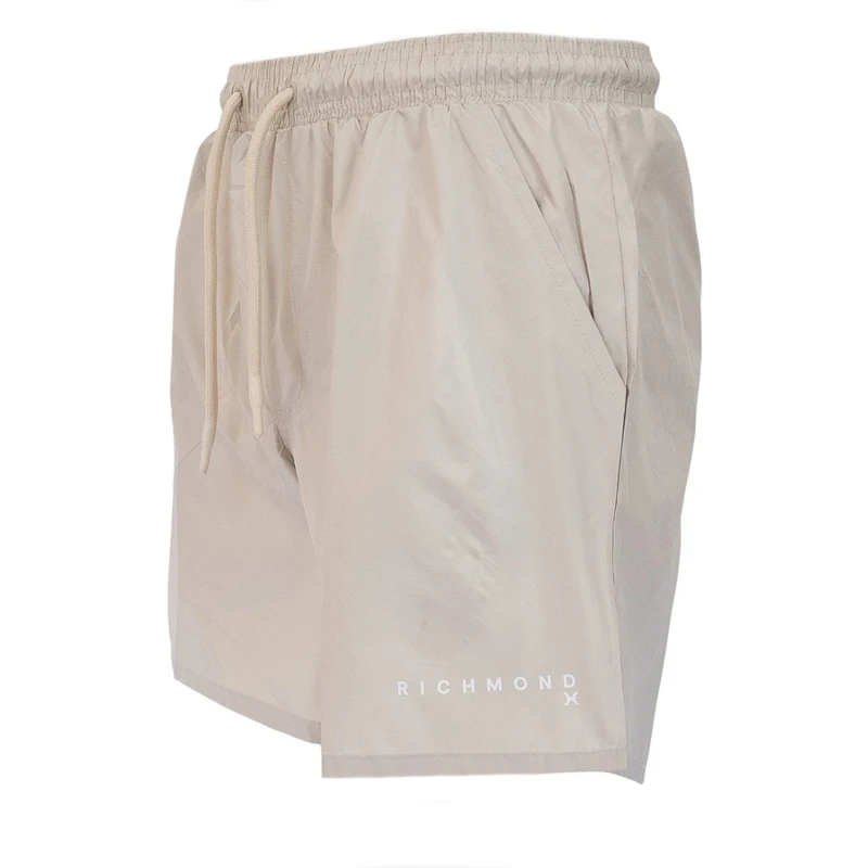 JOHN RICHMOND Costume con logo Colore: Beige,Taglia: S