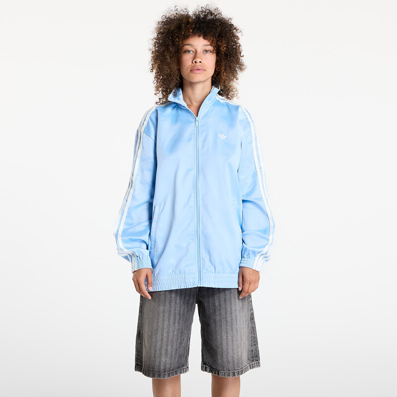 Giacca adidas Originals Satin Firebird Track Top Ruffle 3-Stripes Clear Sky M