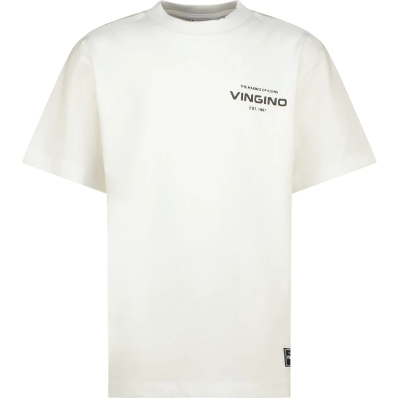 Vingino T-Shirt Basic Con Logo Per Bambini E Ragazzi – Colore Pietra Scura/Blu, Taglie 12-16 - copertina