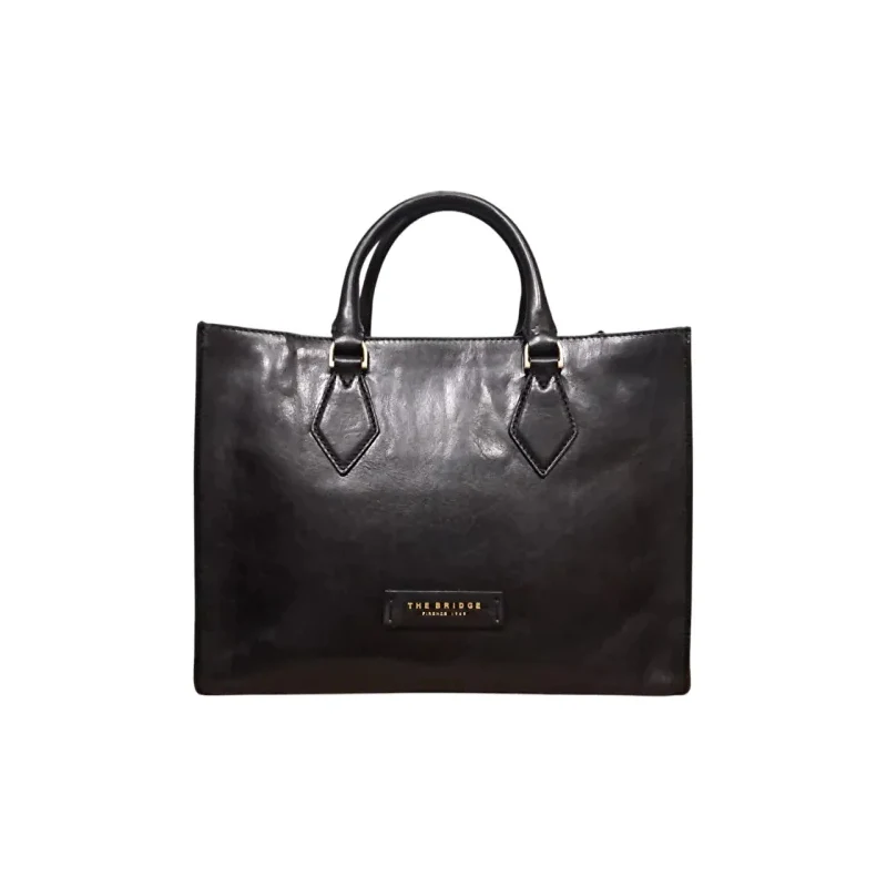 The Bridge Borsetta Shoulder Bag Nero - Elegante E Pratica, In Pelle Di Mucca, Tracolla Regolabile - Foto 12