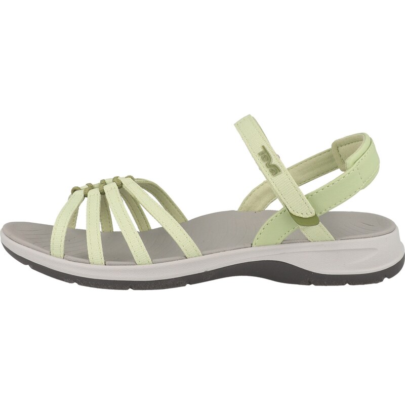 Teva Tirra Sandalo Donna, Multiuso, Pino Argentato, Taglia 37.5 EU, Con Chiusura Strappo E Suola Spider