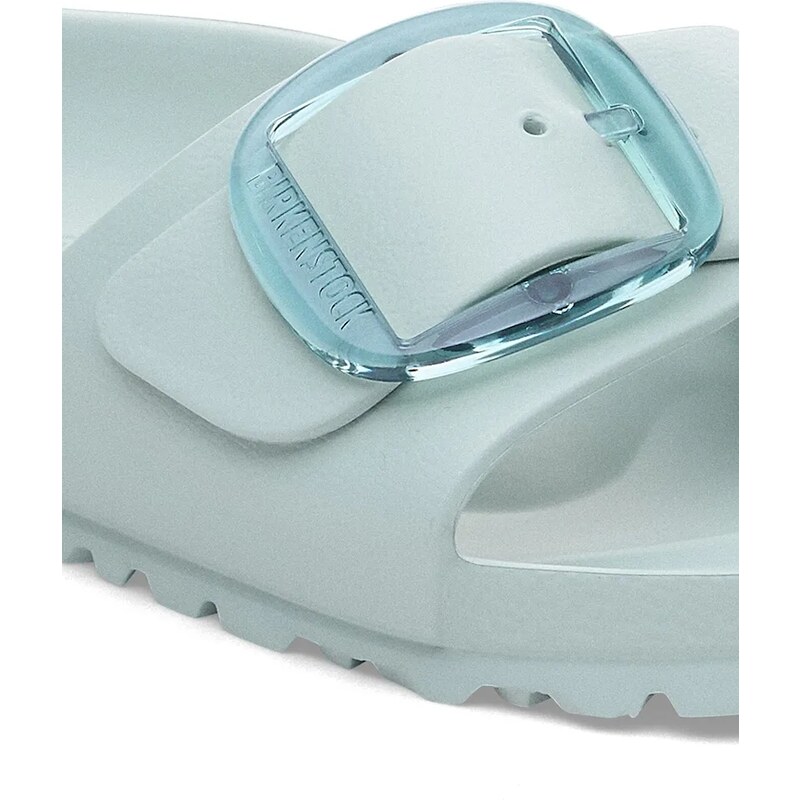 Birkenstock ciabatte slide Madrid Big Buckle EVA donna colore turchese 1029614
