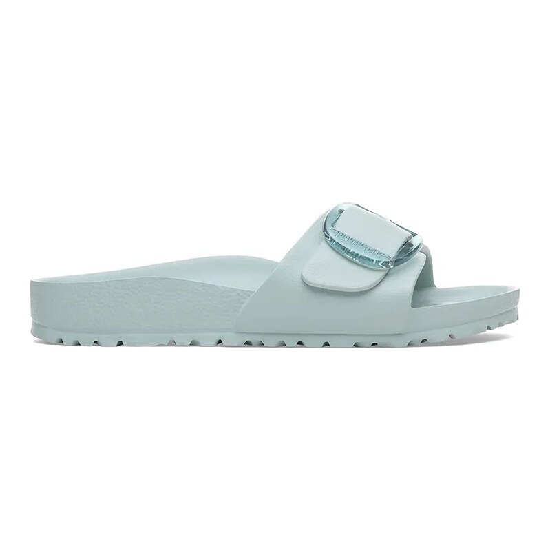 Birkenstock ciabatte slide Madrid Big Buckle EVA donna colore turchese 1029614