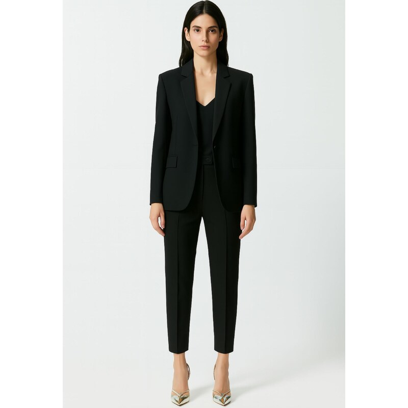 PINKO Pantaloni Tridente In Misto Viscosa