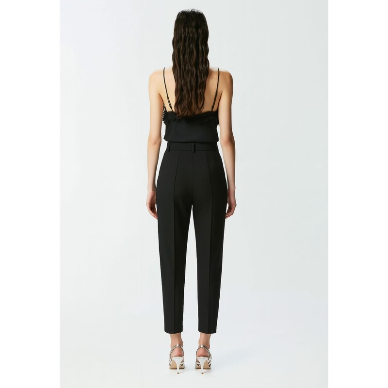 PINKO Pantaloni Tridente In Misto Viscosa